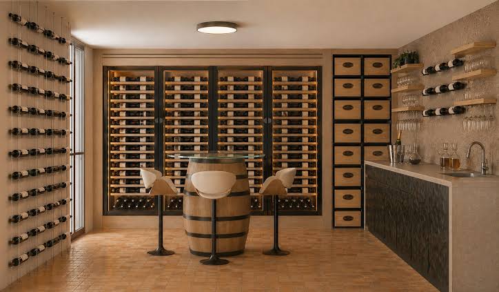 bespoke wine cellar Switzerland